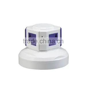 ME-S1 One Layer Vertical Rotary Floor Socket of Universal Socket Outlet With Switched Socket and 5 Meters Power Line thumbnail-1