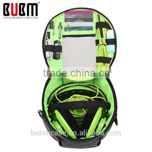 BUBM Portable Headphone Carrying Case/Bag Headphone Case With Zipper Enclosure thumbnail-1