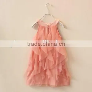 DR000069 Fancy Line Style Dress Pink Yellow Line Style Dress thumbnail-4