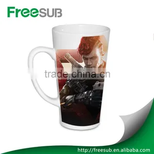 Wholesale Blank White Sublimation Plastic Coffee Mug for Sublimation Printing thumbnail-5