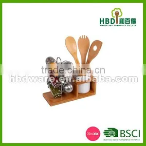 Spice Jar With Utensil Holder Wholesale thumbnail-3