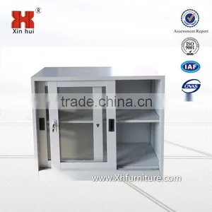 Sliding Glass Door Steel Small Cabinets for Office thumbnail-3