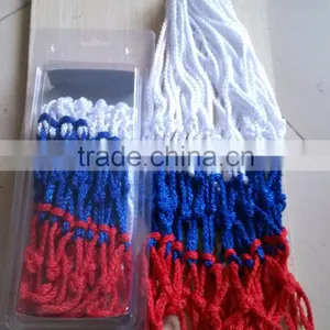 High Quality White and Red Blue Basketball Nets thumbnail-1