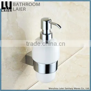 Promotional European Style Zinc Alloy Chrome Finishing Bathroom Accessories Wall Mounted Soap Dispenser thumbnail-1