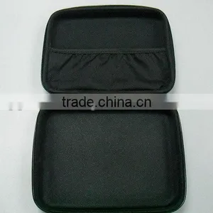 GC- Black Hard Metal Puller WaterProof Storage Eva Travel Bags for Electronics thumbnail-1
