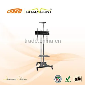 Tv Trolley Stand Furniture for 30" to 63", Factory Supply tv Cart thumbnail-1