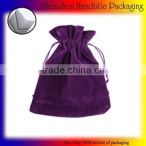 Velvet Pouch Bag Velvet Cosmetic Bag Custom Velvet Drawstring Pouch Bag thumbnail-4
