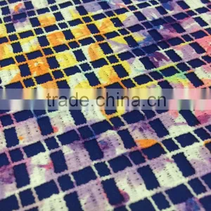 Fashion Design Chemical Lace Fabric and Beautiful Color Printing and Dyeing thumbnail-2