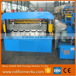 Trapezoidal Roofing Sheet Roll Forming Machine for Metal Roofing Machine thumbnail-4