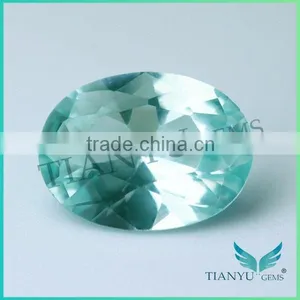 Wholesale 136# Egg Shape Aquamarine Green Spinel in Loose Gemstone thumbnail-1