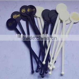 Best Quality Disposable Custom-made Cocktail Plastic Sticker Party Drink Stirrer thumbnail-3