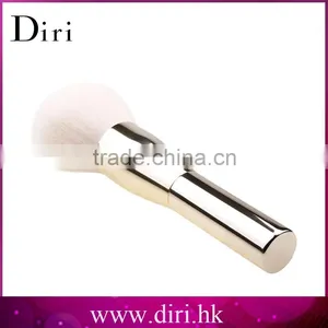 Stylish Single Face Foundation Brush Shiny Silver Handle thumbnail-1