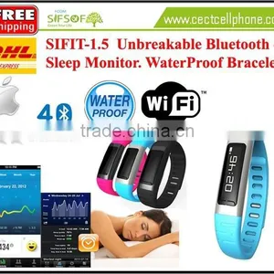 SIFIT-1.5 Unbreakable Bluetooth 4.0 Sleep Monitor With WIFI Hotspot Calories Counter. Sleep Monitor 4.0 Bluetooth Unreakable. thumbnail-1