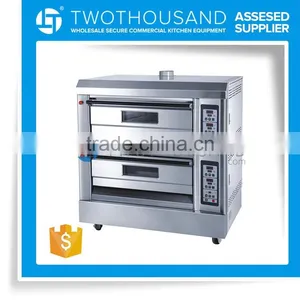 Gas Oven for Bread- 2 Deck 4 Trays, All S/S, Pan 40*60 Cm, TT-O38D thumbnail-2