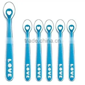 Hot Sell Food Grade Silicone Baby Spoon thumbnail-5