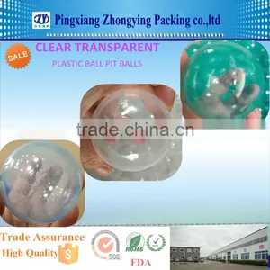 Clear Transparent Plastic Ball Pit Balls With CE Mark thumbnail-1