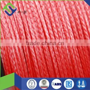 3mm 12-strand RED UHMWPE Rope Paraglider Towing Rope 900kg Breaking Strength thumbnail-1