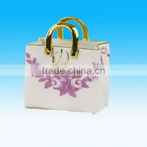 Hand Made Decoration Ceramic Gift and Craft With Liquid Gold thumbnail-1