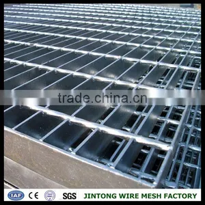 Stainless Steel Drain Grating Drainage Channel Galvanized Steel Grating Galvanized Serrated Bar Grating thumbnail-1
