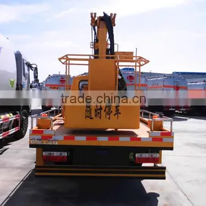 4x2 Dongfeng Double Cab Overhead Working Truck thumbnail-5