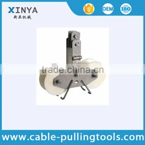 25KN Cable Pulling Pulley Stringing Blocks With Tandem Sheaves Nylon Wheel thumbnail-2