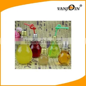 Custom Size Light Bulb Bottle With Metal Cap With Hole thumbnail-1