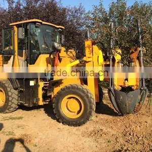 Hot Sale Hydraulic Tree Spade Tree Transplanter Tree Digger Tree Mower Matched Skid Steer Loader Wheel Loader Excavator Tractor thumbnail-5