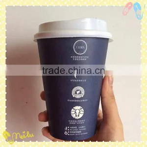12oz 350ml Double Wall Disposable Take Away Coffee Paper Cup thumbnail-5