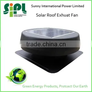 Energy Saving Solar Powered Roof Mounting Air Cooler Attic Ventilation Fan thumbnail-1