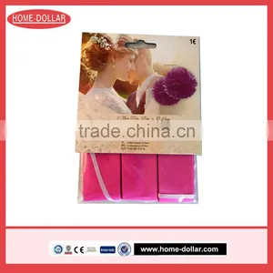 3pc Mini Wedding Tissue Paper Pom Poms thumbnail-1