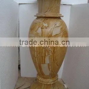 UNIQUE TEAKWOOD MARBLE PEDESTALS thumbnail-2