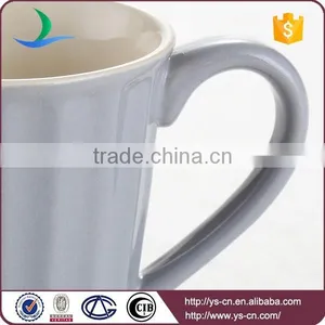 Ceramic Glazed Embossed Mugs With Handle Wholesale thumbnail-3