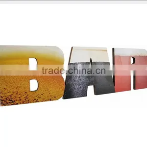 Personalized Pub Sign MDF Sign for Bar UV Printing on Wood thumbnail-1