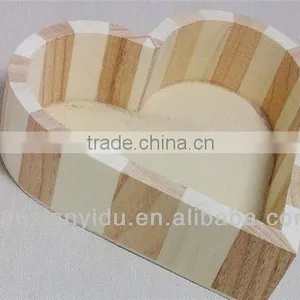 Heart Shaped Shape Gift Wooden Box For Party Decor thumbnail-5