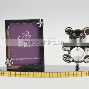 Latest Lovely Gold Plated Bear Photo Frame for Baby Gifts thumbnail-2