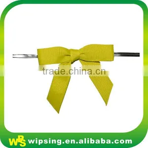 Decorative Polyester Ribbon Bow With Wire Twist Tie thumbnail-1