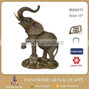 6 Inch Resin Animal Figurines Home Decor Elephant Statue thumbnail-2
