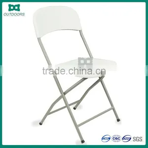 Folding Fashion Plastic Chair With Steel Frame thumbnail-1