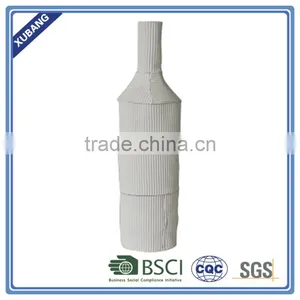 Modern Poly Resin Ripped Wine Bottle Shape Vase thumbnail-1