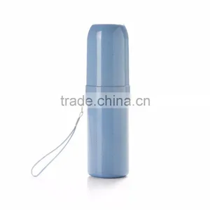 Hot Sell Good Quality New Design Wheat Straw Toothbrush Case Portable Travel Toothbrush Case thumbnail-2