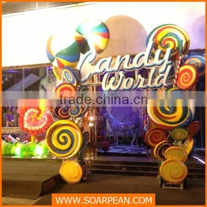 Giant Decorative Lollipop Fiberglass Made For Display thumbnail-1