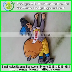 China Factory Silicone Bautiful Girl Keychain thumbnail-1