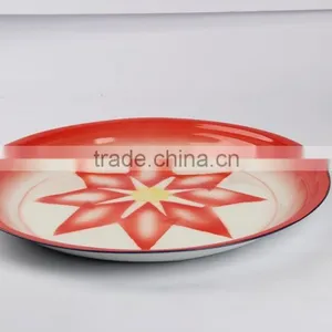 25-80cm Enamelware Tea Tray Deco Enamel Round Tray thumbnail-3