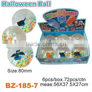 TPU Glitter Bouncing Ball For Halloween thumbnail-1