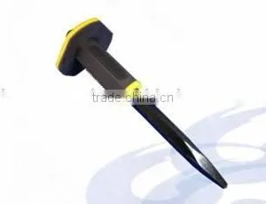 300mm 12inch CRV Hex Shank Point Stone Chisel With Soft Grip Plastic Handle for Masonry Tools thumbnail-1
