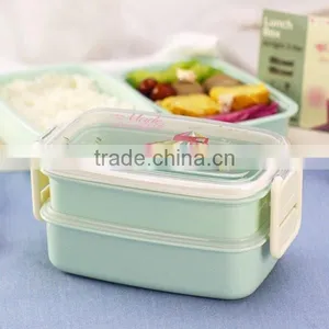Clear Divided Food Container Bento Lunch Box 4-Compartment Airtight Storage Lid,hot New Product for 2015,plastic Lunch Bento Box thumbnail-2