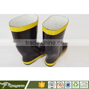Mining Industrial Fire Firefighter Safty Leather Rubber Boots Shoes thumbnail-2