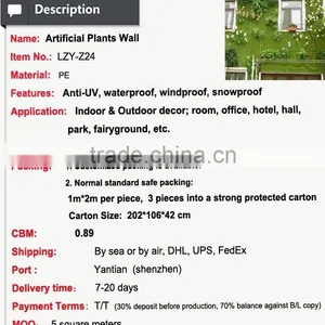 Outdoor Creative Artificial Living Moss Flower Plants Wall thumbnail-2