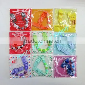 New Designed ABS Bead Resin Baby Pacifier Clip thumbnail-5