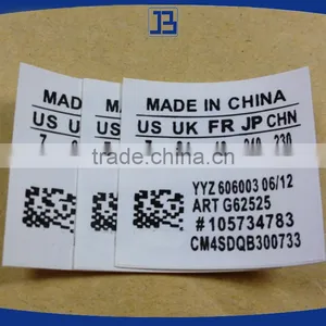 Jiabao Custom All Size White Label for Shoe thumbnail-3